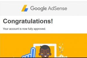 Google Adsese approved