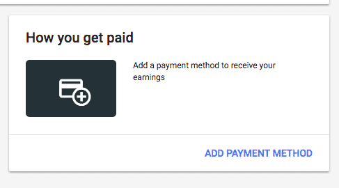 get paid in adsense