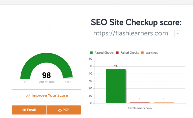 Onpage SEO Site Checkup