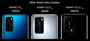 Huawei p40 lineup