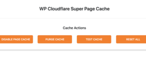 Cloudflare Super Page Cache Plugin