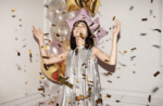 confetti toss birthday shoot