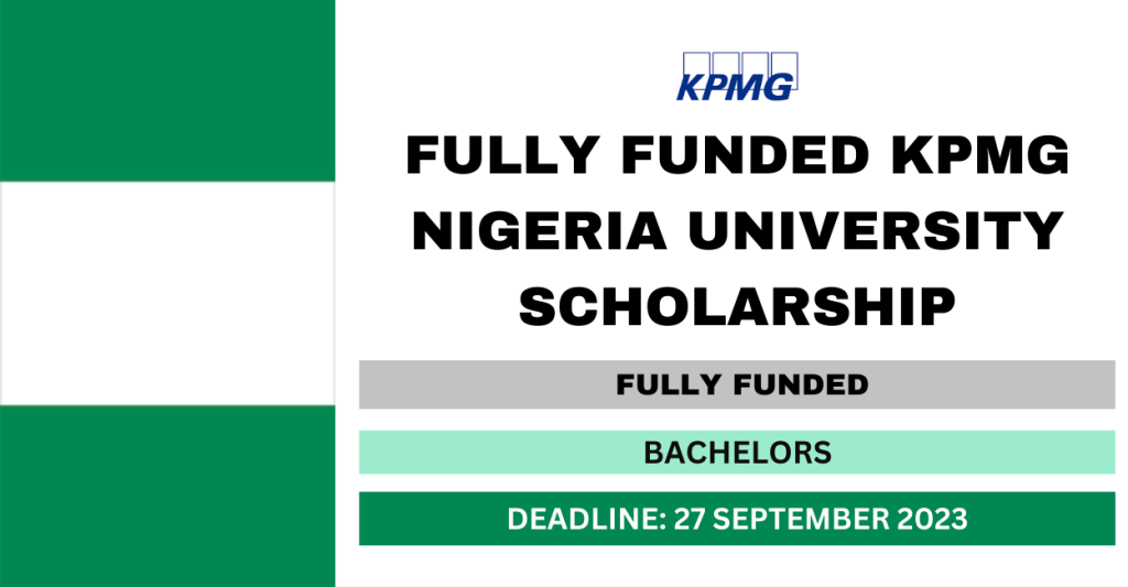 Fully Funded KPMG Nigeria University Scholarship 2024 FlashLearners