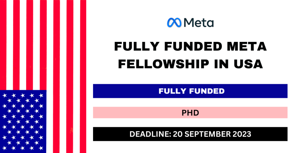 Fully Funded Meta Fellowship In USA 2024 FlashLearners