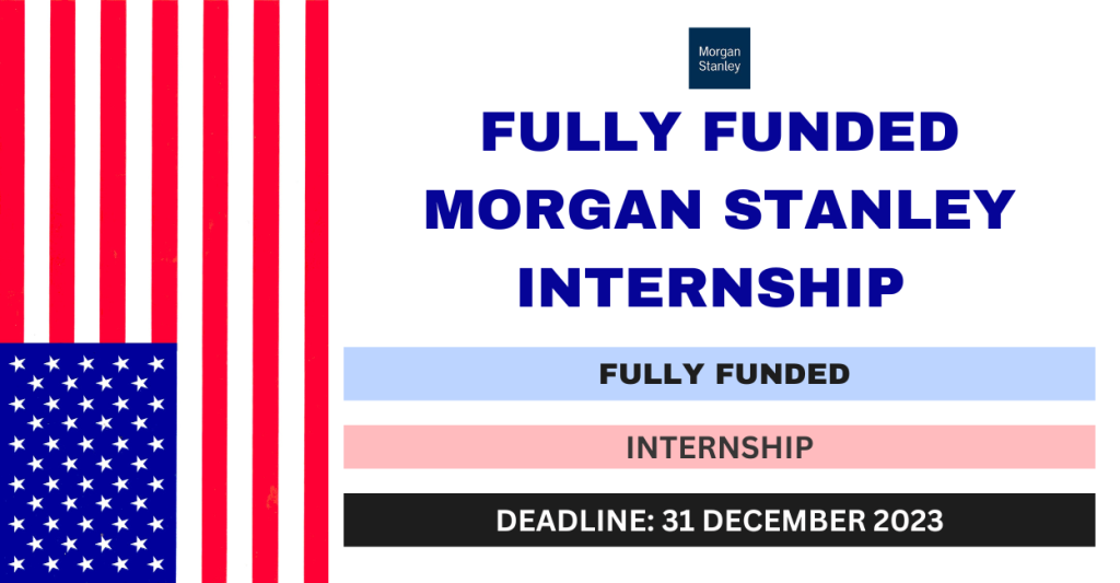 Fully Funded Stanley Internship 2024 FlashLearners