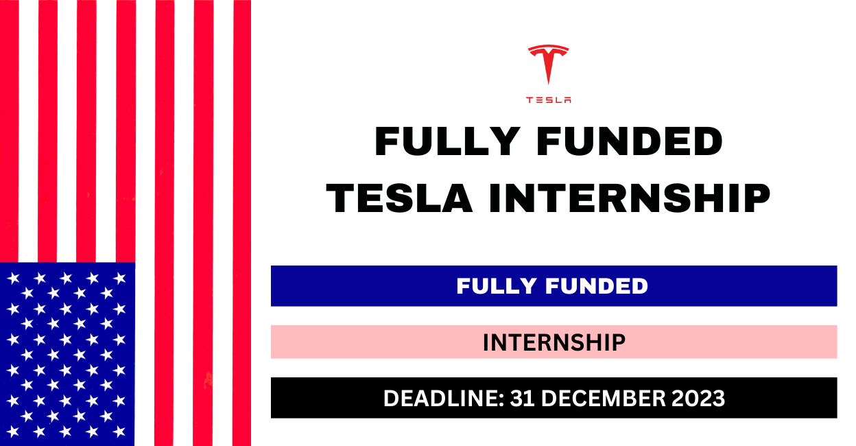 Fully Funded Tesla Internship 2024 FlashLearners