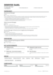 excellent resume
