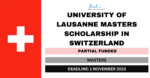UNIVERSITY OF LAUSANNE
