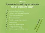 PERSUASIVE WRITING