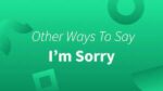 SORRY IN AN EMAIL