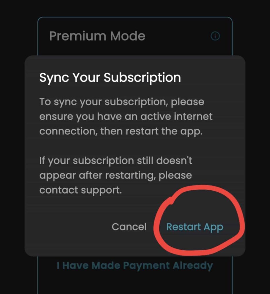 IoT products Restart button